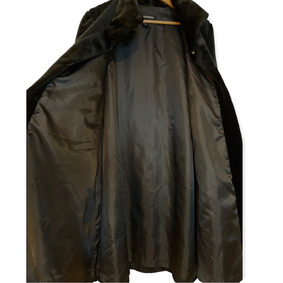 1 MadisonTextured Faux Fur Long Coat - Picture 6 of 10